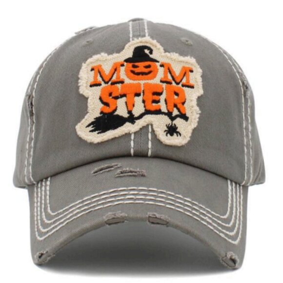 HALLOWEEN MOMSTER VINTAGE STYLE HAT / CAP - Picture 8 of 8